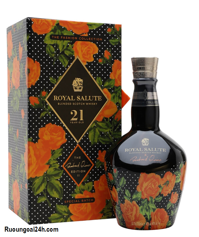 Rượu Royal Salute 21 Year Old Richard Quinn Roses Edition