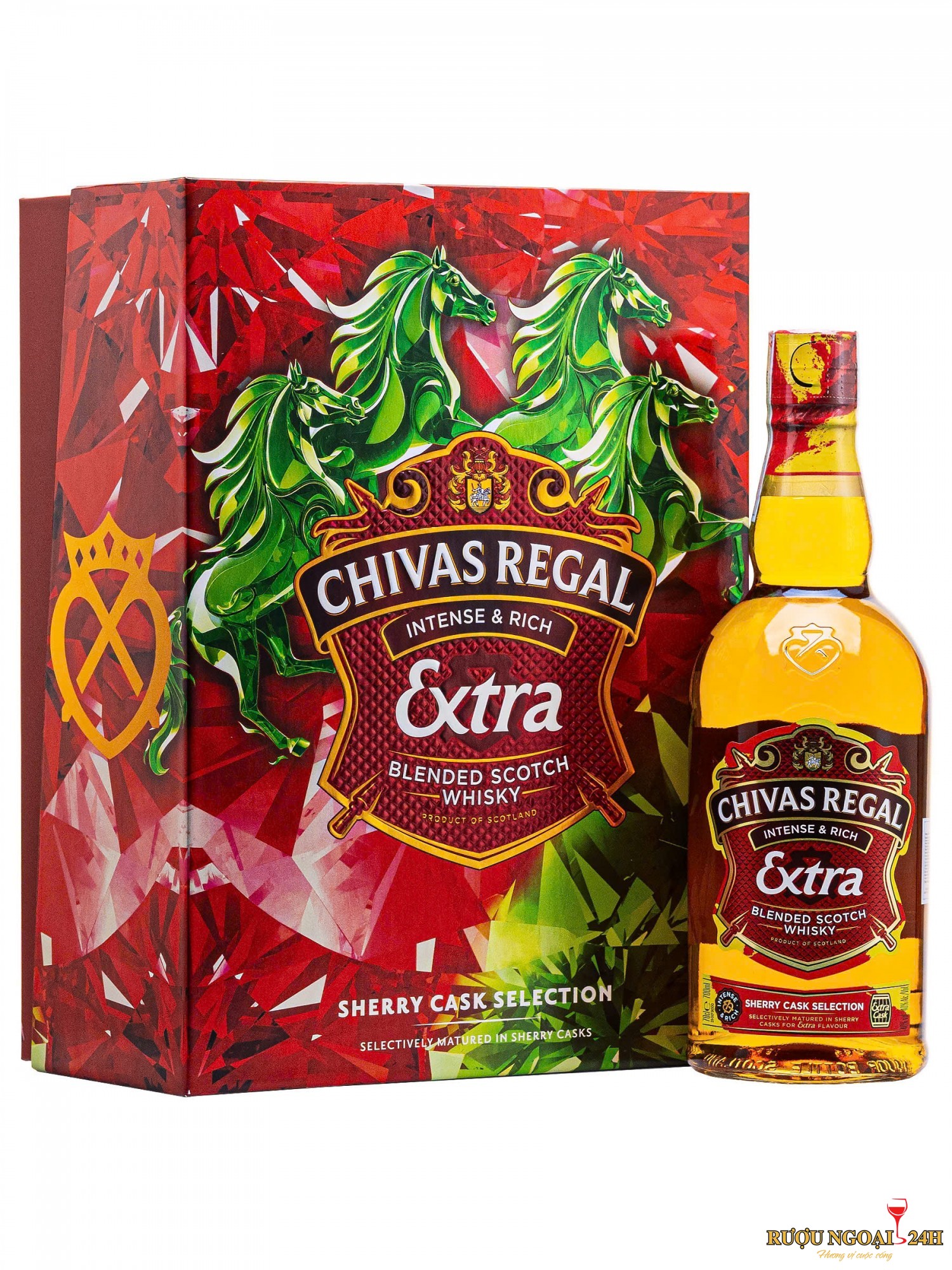 Rượu Chivas Regal Extra 13 Year Old - Hộp quà Tết 2026