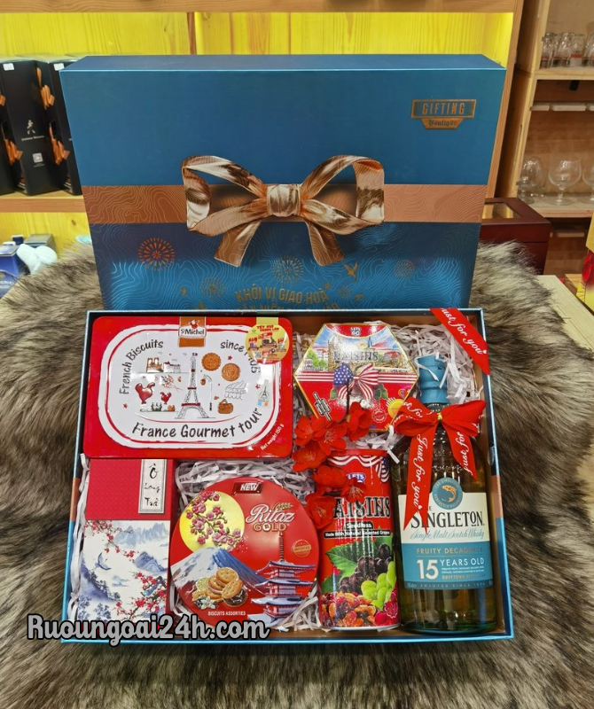 Giỏ Quà Rượu The Singleton 15