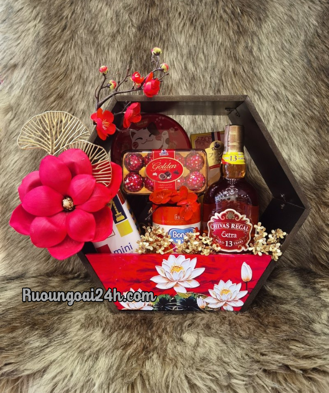 Giỏ Quà Rượu Chivas 13