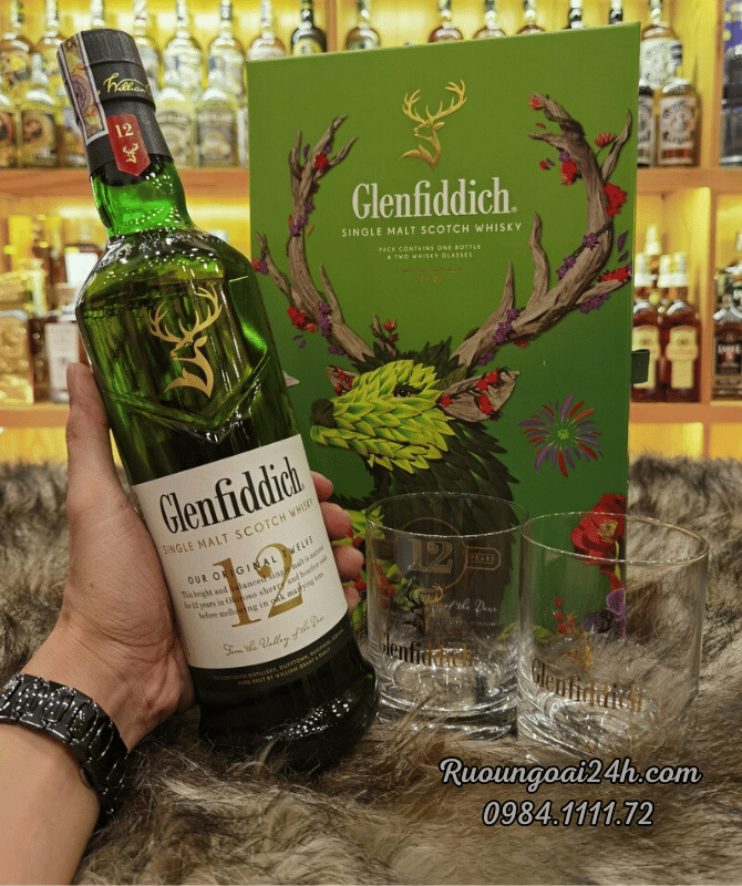 Rượu Glenfiddich 12YO Hộp Quà 2024 1