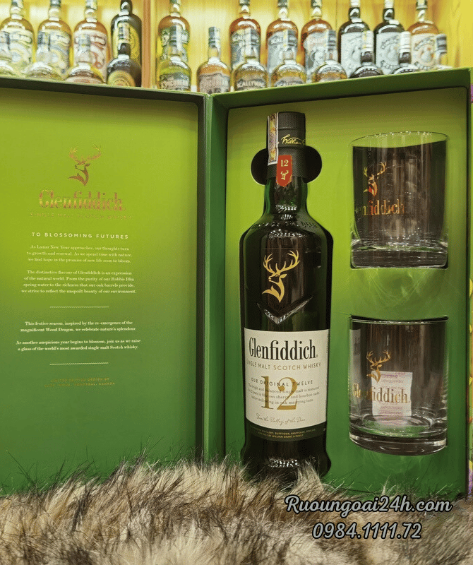 Rượu Glenfiddich 12YO Hộp Quà 2024 2