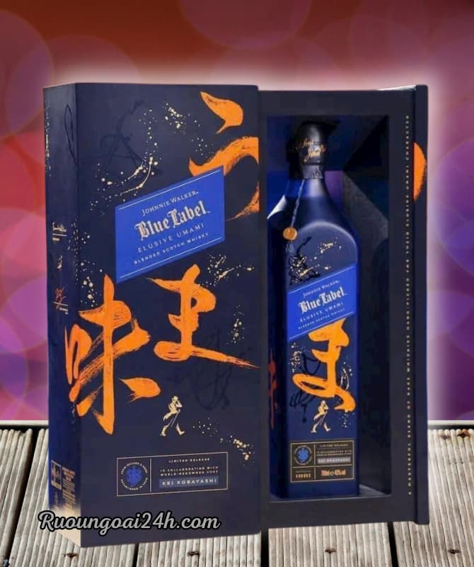 Rượu Johnnie Walker Blue Label Elusive Umami Hộp Quà 2024
