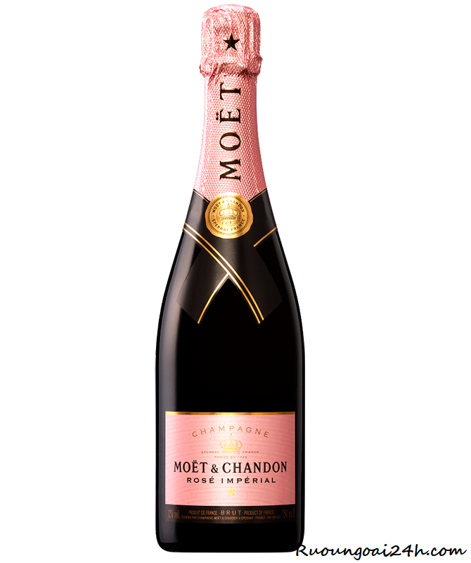 Champagne Moet &amp; Chandon Imperial Rose Box ( Có xuất VAT )