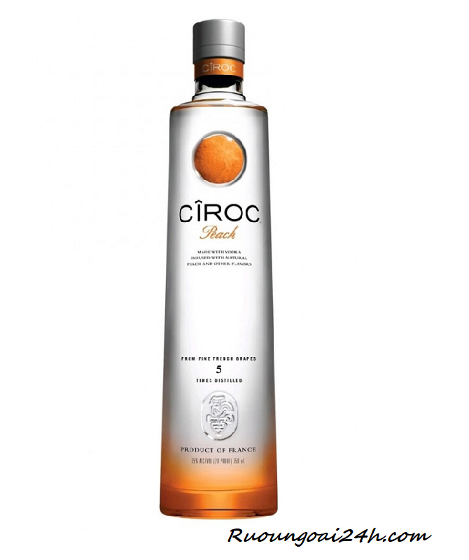 Rượu Vodka Ciroc Peach