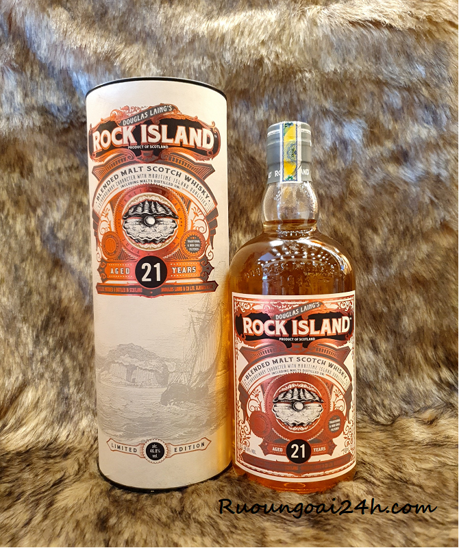 Rượu Rock Island 21YO Blended Malt