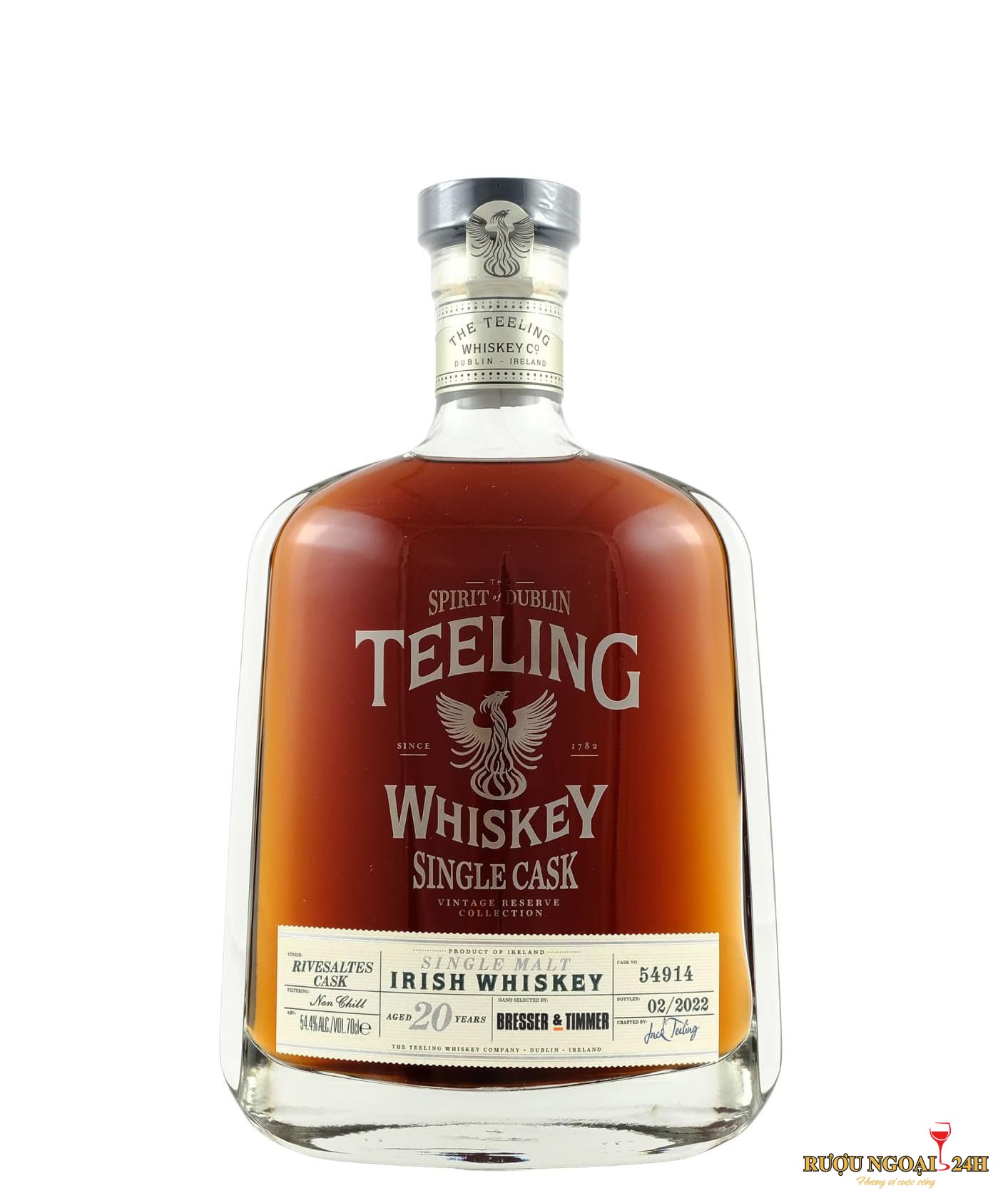 Rượu Teeling 20YO Single cask - Rum Cask