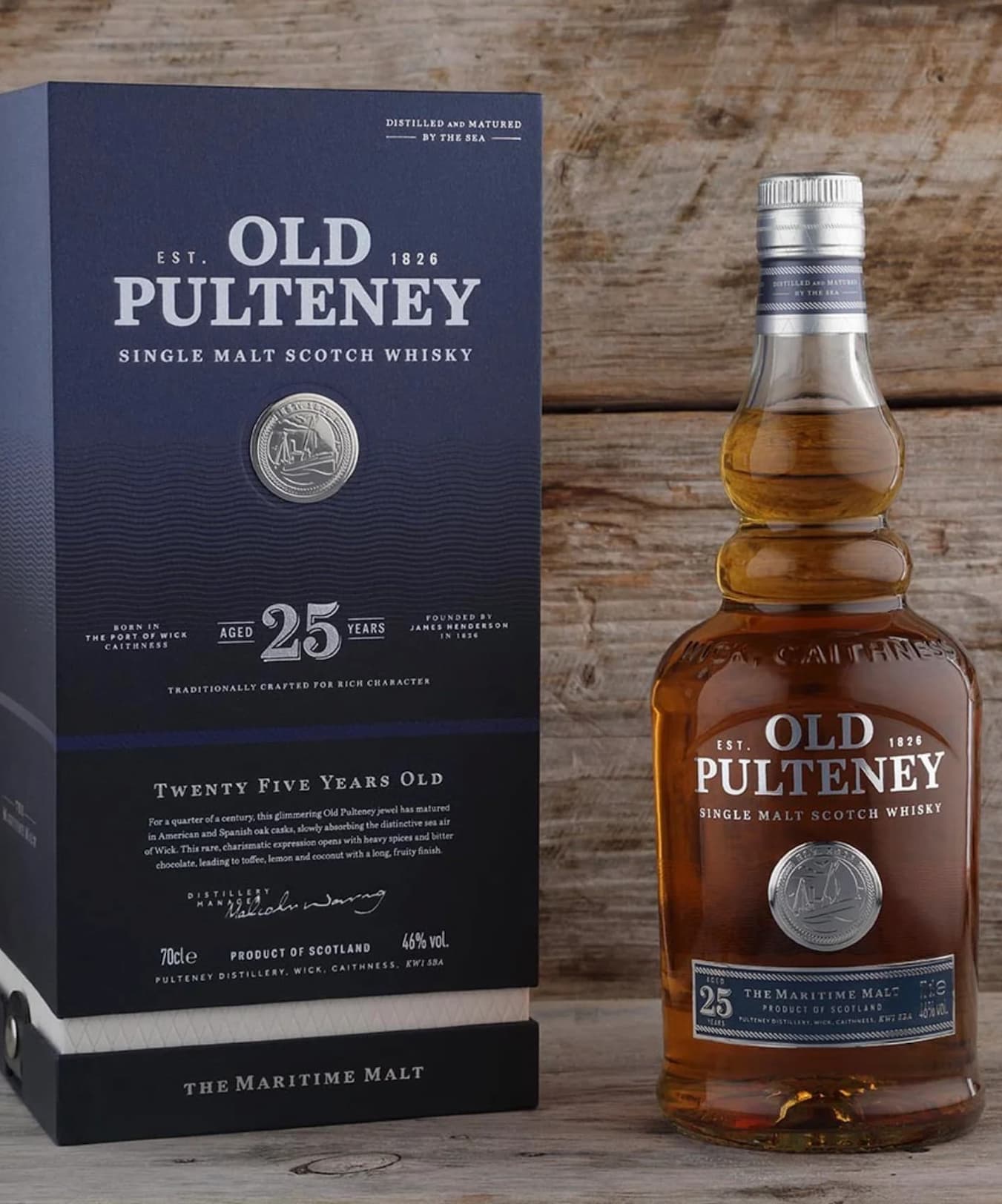 Rượu OLD Pulteney 25 The Maritime Malt